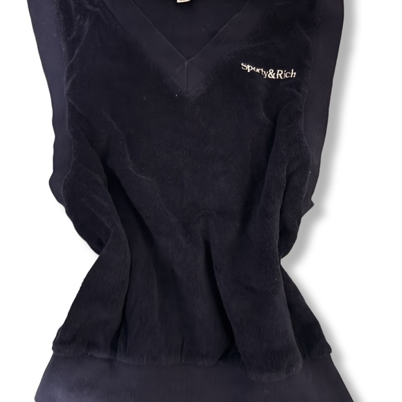 SPORTY AND RICH NAVY TOP - Picture 1 of 2